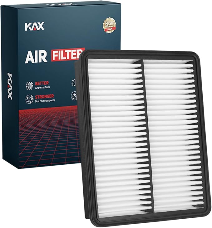 KAX Engine Air Filter, CA10881 Replacement for Hyundai Azera 2012-2017, Santa Fe 2010-2012, Sonata 2011-2014, Kia Optima 2013-2015, Sorento 2011-2013, Air Filter with High Performance