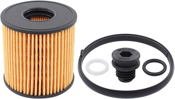 ApplianPar Pack of 4 Engine Oil Filter with Seals for Hyundai Elantra 2021-2023, Sonata 2020-2022, Kona 2022-2023 Replace 26320-2J000