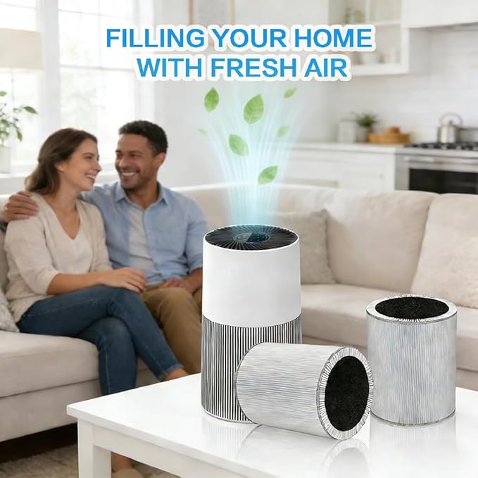 Winix C610 Air Purifier Replacement Filters (2-Pack) - H13 True HEPA with Activated Carbon, Compatible Part 1712-0121-00
