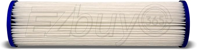 Pleated Sediment Water Filter Cartridge 9.87”x 2.5” Amplified Surface Area, Removes Sand, Dirt, Rust, Extended Filter Life WELL-MATCHED with WHKF-WHPL, 801-50, WB-50W, WFPFC3002, SPC-25-1050 (6 Pack)