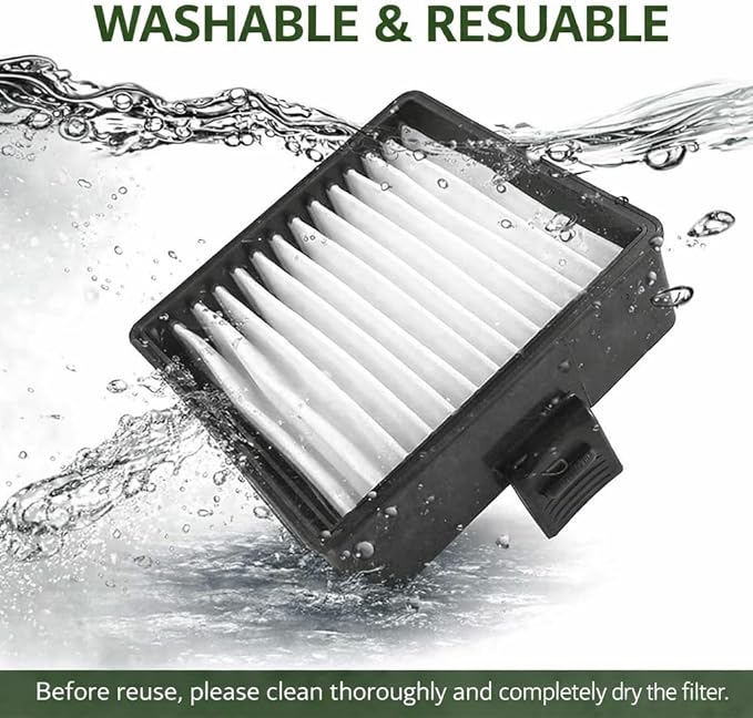 A32VC04 Filter, Hand Vacuum Filter Support Assembly Compatible with Ryobi P712 P713 P714K, Replace 019484001007 533907001 (4 Packs)