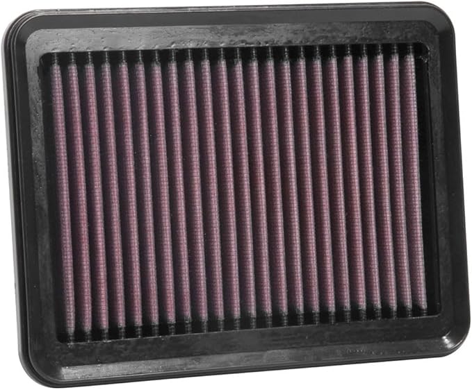 K&N High-Flow Original Lifetime Engine Air Filter: Increase Power: Premium, Washable: Compatible with 2017-2025 Nissan: Note, Kicks, Versa, 33-5087