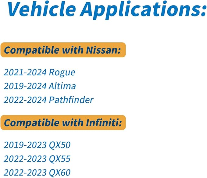 Cabin HEPA Air Filter CF12552 Replacement For Nissan Rogue 2021-2025,Altima 2019-2025,Sentra 2020-2025,Pathfinder 2022-2025,not fit Nissan kicks.For Infiniti QX50 2019-2025,QX55 QX60 20-25
