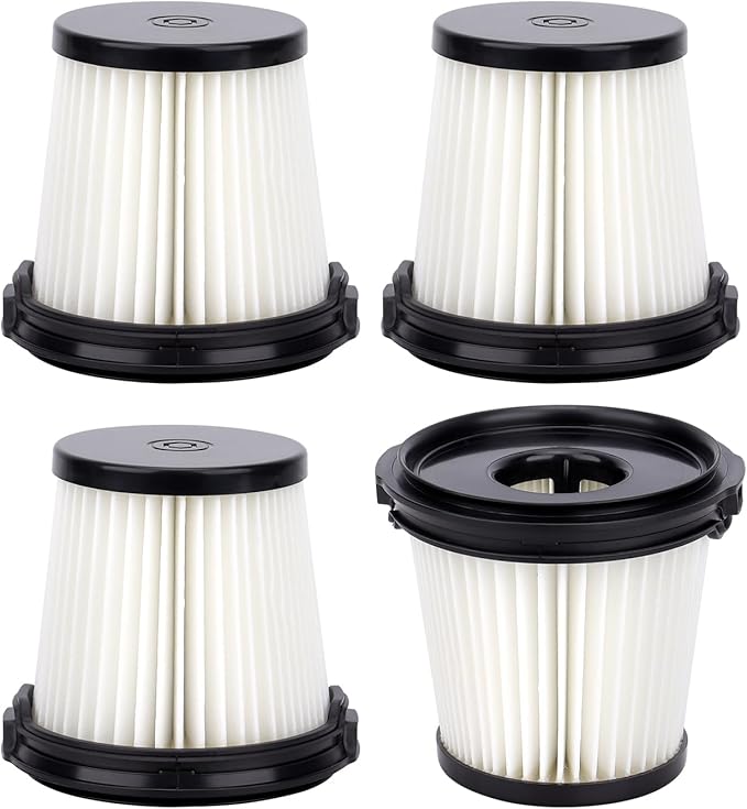 IW3511 BU3521 Filters Replacement Part For Shark IW3511 IW1111 IW1120 Detect Pro Lightweight Cordless Stick Vacuum Cleaner and Shark BU3523 Clean Empty Auto-Empty System Portable Handheld Vacuum,4Pcs