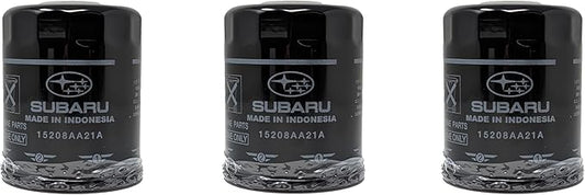 Subaru Engine Oil Filter & Crush Gasket Kit (1, 2, 3, 6, 12 pks available) Outback Legacy Impreza Forester XV Crosstrek Ascent 15208AA21A & 803916010 (3 Pack)