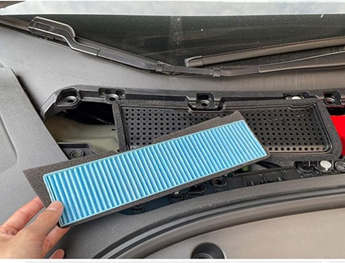2021 2022 2023 2024 2025 Tesla Model 3 Air Intake Filter Air Conditioning Inlet Vent Filter Element Cotton Accessories