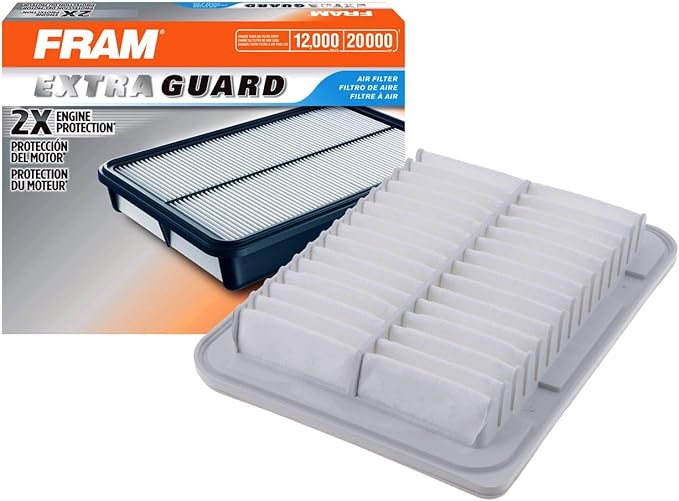 FRAM Extra Guard CA10190 Replacement Engine Air Filter for Select Toyota, Scion and Pontiac Models, Provides Up to 12 Months or 12,000 Miles Filter Protection