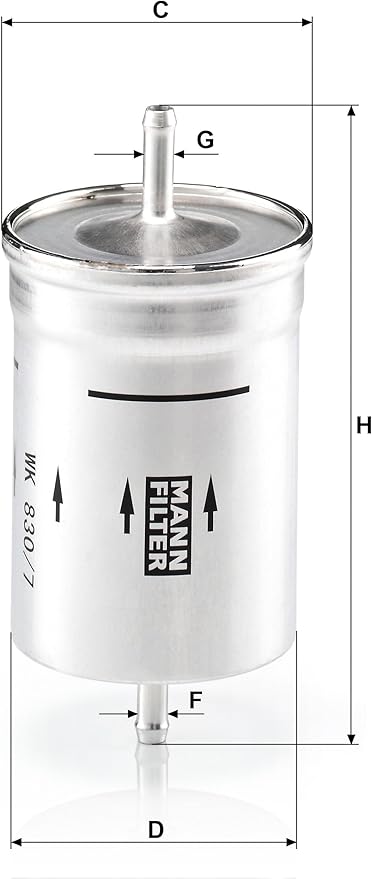 Mann Filter Mann-Filter WK 830/7 Fuel Filter