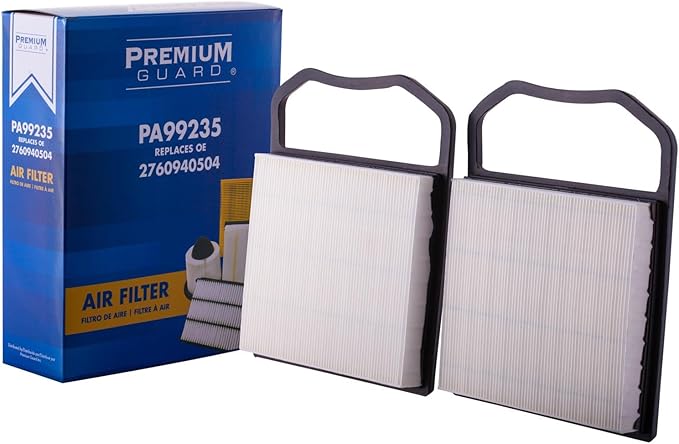 PG Engine Air Filter PA99235 | Fits 2017-2019 Mercedes-Benz GLS450, 2014-2018 E400, 2017-2023 C43 AMG, GLC43 AMG, 2017-2019 GLE43 AMG, 2019-2020 E450, 2015-2016 GL450, 2016-2019 GLE400