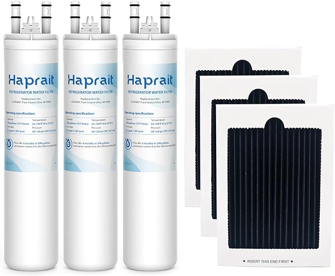 HP005 Replacement for ULTRAWF & PAULTRA Pure Air Ultra, Compatible with Pure Source Ultra, Kenmore 9999, 469999, 46-9999, 3 PCS
