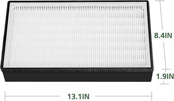 3 Pack A2 HEPA Replacement Filter Compatible with 3M Filtrete Room Air Purifier Models FAP-C02-A2, FAP-C03-A2, FAP-T03-A2, Part # 1150101