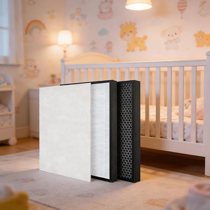 Air Purifier HEPA Filter,Compatible for Coway,Replacement Composite Activated Carbon Filter Spare Parts AP-1018F AP-1016N AP-1016P AP-1013A AP-1013F APMS-1014D