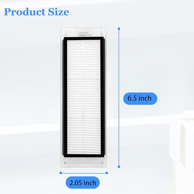 Filter for Roborock Q5, Q5+, E35, S5 Max Robot Vacuum Cleaner Replacement Parts, 4 Pcs