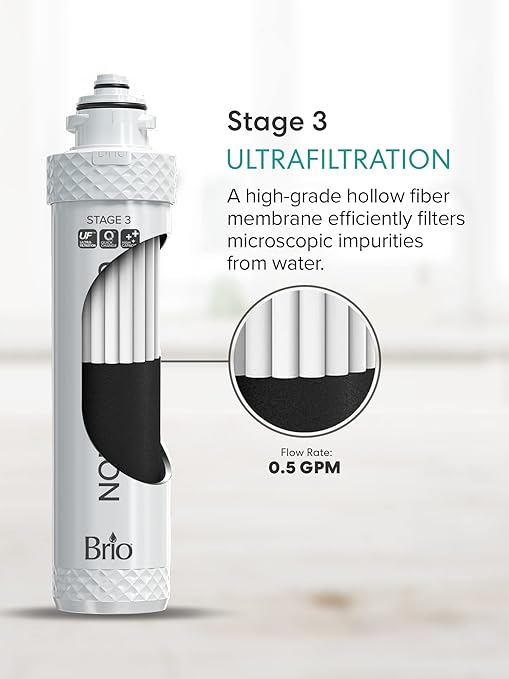 Brio 4-Stage Filter Replacement Kit for Ultrafiltration Water Cooler Dispensers