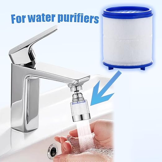 10 Pack Sink Water Faucet Filter Cartridge Replacements, Sink Water Filter Faucet Water Filter, Removes Chlorine Fluoride Heavy Metals,Soften Hard Water