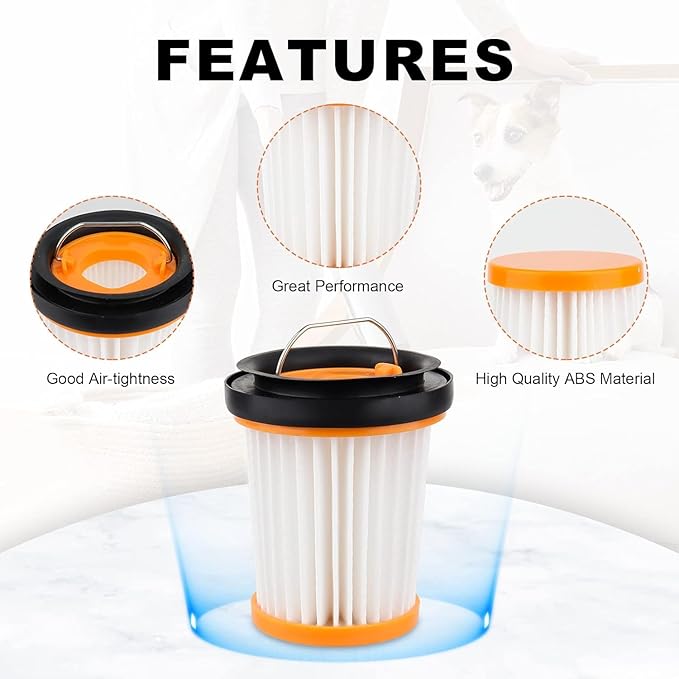 Replacement Vacuum Filter Compatible with Shark Wandvac ION W1 S87 Cordless Handheld Stick Vacuum WV201, WV200, WV205, WV220 - Replace Part XHFWV200-16 Pack