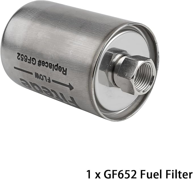 High Performance Fuel Filter Fits for Buick Cadillac Chevy GMC C1500 C2500 C3500 Silverado Sierra 2500HD Suburban Express Avalanche Replaces# GF652 FF5026 33481 G3727