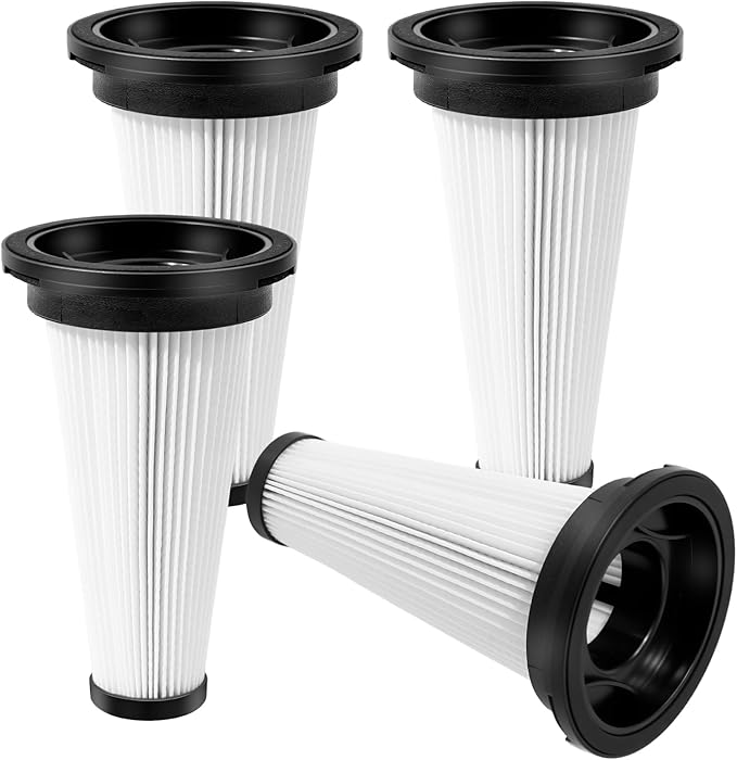 4 Pack Hepa Filters Compatible with MBYULO EHBR-A001-V01 Cordless Stick Vacuum Cleaner, Replacement Filter for Trucozie T350