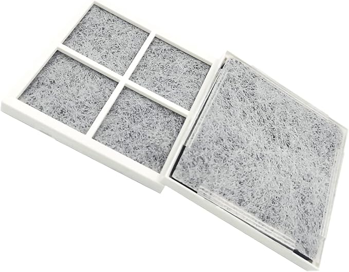 3pcs Replacement Refrigerator Air Filter for LG LT120F series Kenmore Elite 9918 LMXS30776S LMXS27626S LMXC23746S LFXS29766S LSC22991ST Fresh Air Filter Cotton Activated Carbon Adsorption