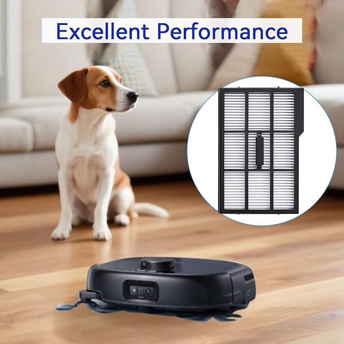 Replacement Filters For Eufy Omni E28/ Omni E25 Robot Vacuum Cleaner - Filters Accessories Kit Filters Accessories Kit - High-Efficiency Filters Replacement Parts
