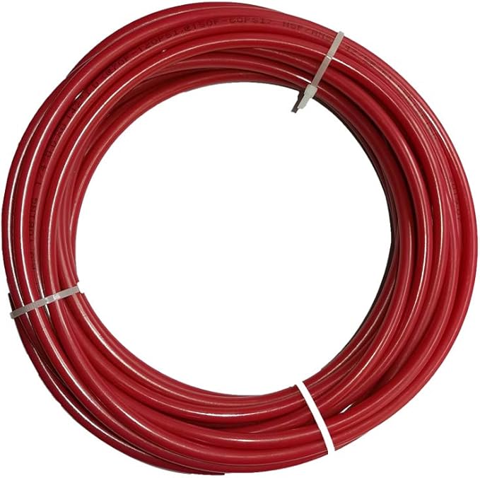 1/4 Inch Water Line, NSF Certified RO Tubing & Refrigerator Water Line - Polyethylene (PE) Flexible Tube for Ice Maker, Under Sink Filter, Reverse Osmosis System - 32.8 Ft yellow