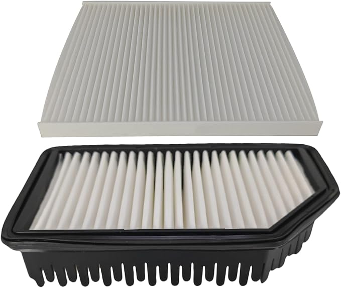 Engine & Cabin Air Filter Fit for 2012-2017 Hyundai Accent Veloster L4 1.6L, Fit for Kia Rio L4 1.6L, Replace 28113-1R100 97133-2E210 281131R100 971332E210