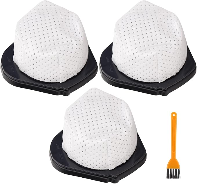 Dust Cup Vacuum Filters Replacement for Shark Cordless Handheld Vacuum SV780 SV75Z SV728N SV726N, Replacement Part# XF769, XSB726N (3 Pack)
