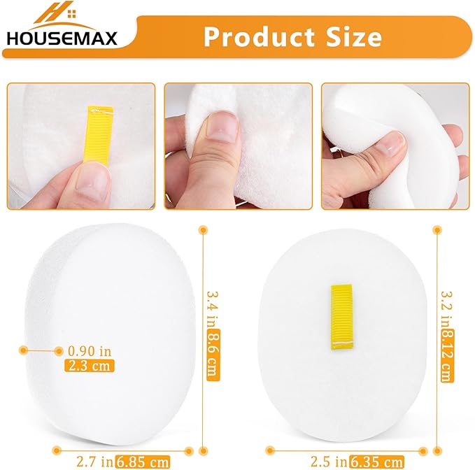 3 Pack IP3251 Filter Replacement Compatible with Shark IP3251, IP3251C, IP3252, IP3124, IP3251EUT Cordless PowerDetect Clean & Empty Stick Vacuum