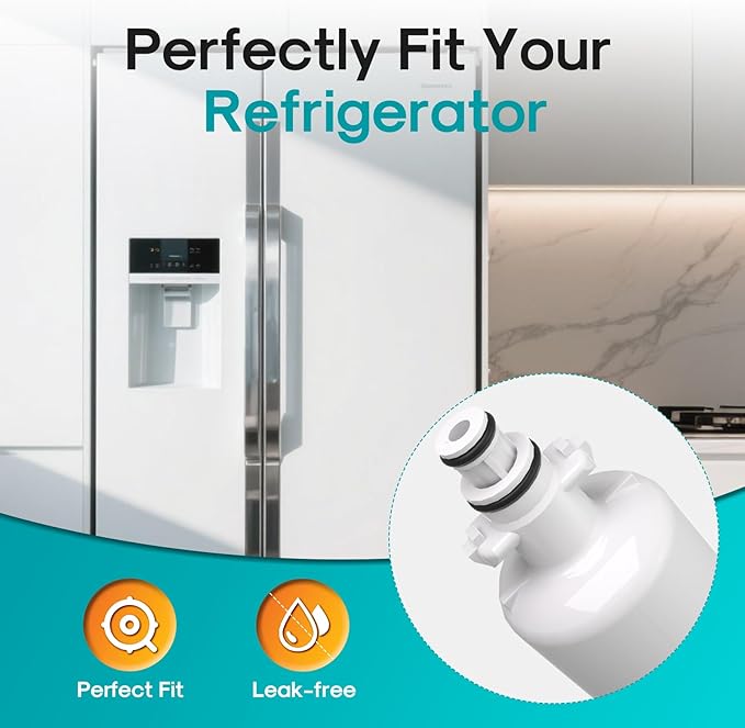 ICEPURE PRO ADQ36006101 NSF/ANSI 401 Certified Replacement for LG LT700P Kenmore Elite 46-9690 ADQ36006102 HDX FML-3 LT700PC LFX28968ST LFXS29626S RWF1052 RWF1200A Refrigerator Water Filter 2PACK
