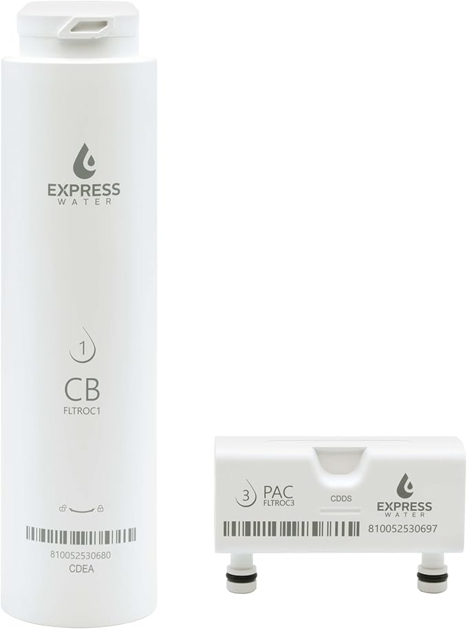 Express Water Replacement Countertop RO Filters for 5-Stage Countertop RO System ROC001 (Pre & Post Filter)