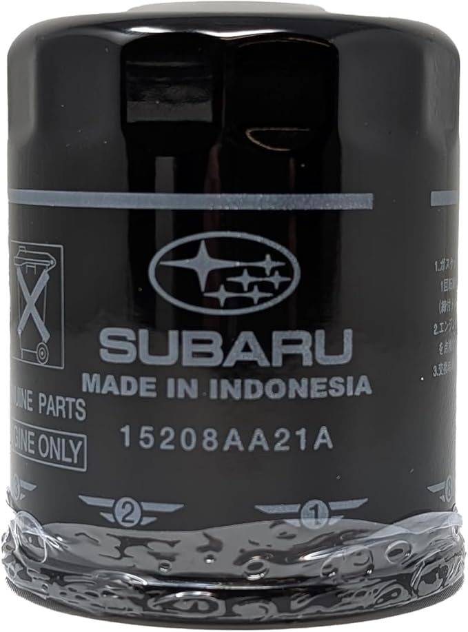 Subaru Engine Oil Filter & Crush Gasket Kit (1, 2, 3, 6, 12 pks available) Outback Legacy Impreza Forester XV Crosstrek Ascent 15208AA21A & 803916010 (3 Pack)