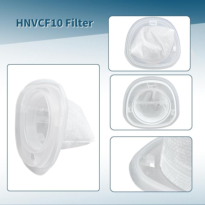 HNVCF10 Filter Replacement for Black and Decker Dustbuster Hand Vacuum HNVC115, HNVC215, HNVC220 Series, 4 Pack