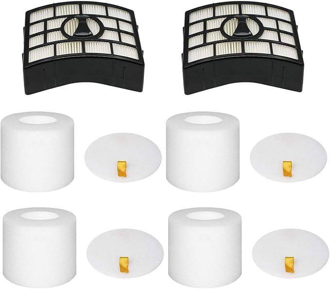 NV752, AZ1002 Filters for Shark Rotator APEX DuoClean Powered Lift-Away Vacuum AZ1002, NV650, NV651, NV652, NV750, NV751, NV752, NV753, AX950, AX951, Replacement Part XFF650 & XHF650