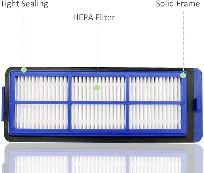 Replacement Parts Filters Compatible with Eufy RoboVac 11S Max, 15C Max, 30C Max, 25C Max, G20, G30 Verge, G30 Edge, G32 Pro Accessories Kit - 6 Pack (𝙉𝙊𝙏 𝙛𝙤𝙧 𝟏𝟏𝐒 / 𝗚𝟯𝟬 𝗛𝘆𝗯𝗿𝗶𝗱)