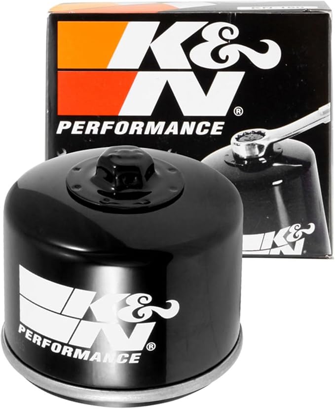 K&N Motorcycle Oil Filter: High Performance, Premium, Designed to be used with Synthetic or Conventional Oils, Wrench Off Nut: Fits Select BMW Motorcycles, KN-160