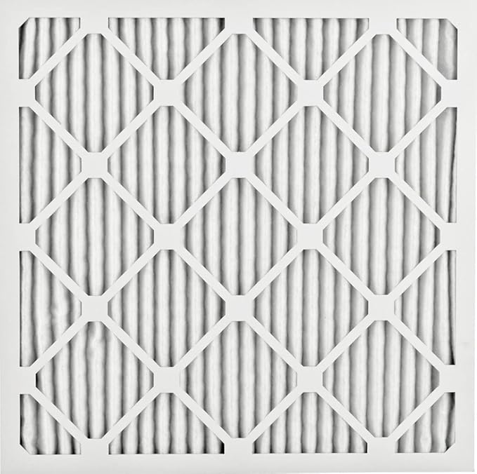 Nordic Pure 25x25x1 (Actual Size: 24 1/2 x 24 1/2 x 3/4) Pleated Air Filters MERV 13 Plus Carbon 6 Pack
