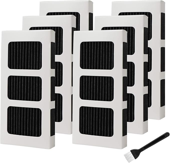 Paultra2 Refrigerator Air Filter Replacement Compatible with Frigidaire Pure Air Ultra II, Pureair Ultra 2, Electrolux Part 242047805, 5303918847, EAP12364179, 6 Pack