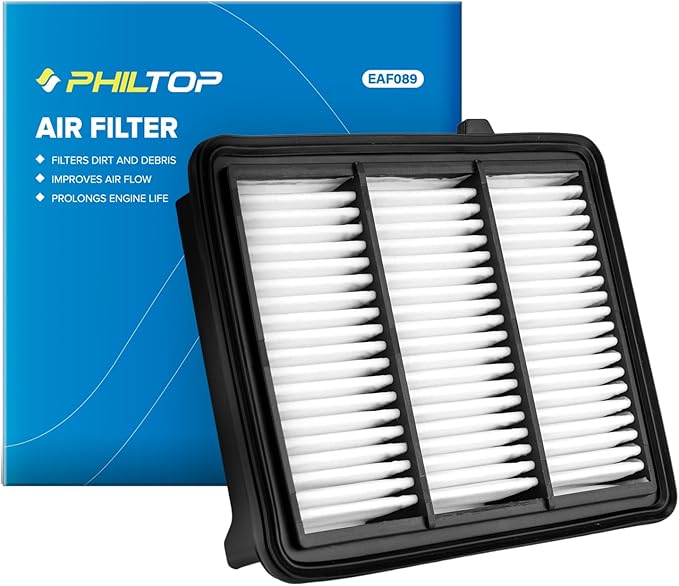 PHILTOP Engine Air Filter, CA12290 Compatible with Honda Accord 2018 2019 2020 2021 2022, Improve Engine Performance, Rigid Panel