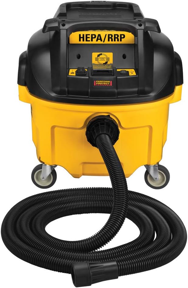 DEWALT DWV010 HEPA Dust Extractor with Automatic Filter Cleaning, 8-Gallon