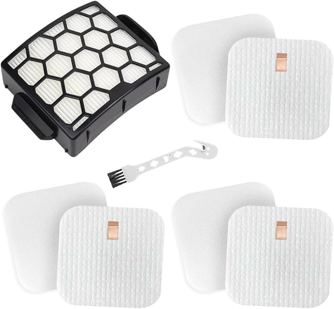 LA300, LA401, LA455 Filter Replacement for Shark LA502, LA500, LA301, LA555, Rotator Navigator Lift-Away ADV DuoClean PowerFins Upright, Washable/Reusable Filters Perfect for Pet Hair, Dirt, Dust