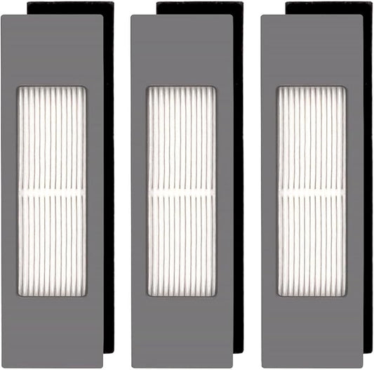 (3 Pieces) N10 HEPA Filter for Robot Vacuum Ecovacs DEEBOT OZMO N10 N10 Plus 920 950 T8 AIVI Max T9 T5 N5 N7 N8+ N8 Pro Plus DX55 DX93 DJ65, Robot Vacuum Cleaner Filter Accessories