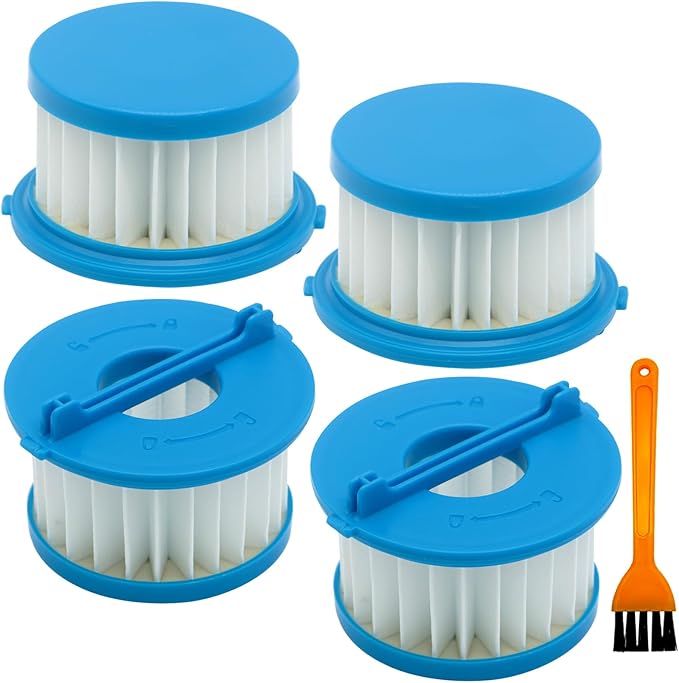 4 Pack A32F02 HEPA Filter Compatible with Ryobi 18V ONE+ Wet/Dry Hand Vacuum PCL702 PCL702B PCL702K