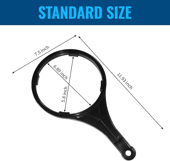 CFS - 1 Pack Water Filter Housing Wrench Compatible with PWF45W, AP802 & Wide Body Filters – Durable Spanner Tool for RO Systems & Under Sink Filters