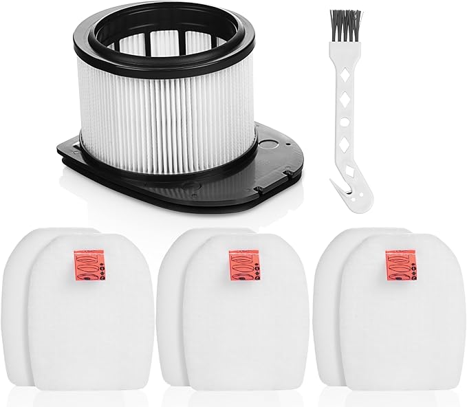 UZ565H Filters Repalacement for Shark Pro Cordless Stratos Vacuum IZ862H IZ562H IZ540H IZ840H IZ800 UZ865H, Compare to Part XPSMFIZ700 & XFFKIZ700