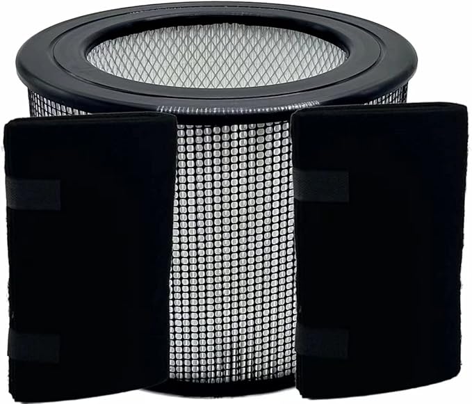 22500 Replacement H13 Filter Compatible for Honeywell 17400 10000 (EV-1) 12500 (EV-25) 12520 12525 12526 121528 17440 Air Purifier, (1 HPEA + 2 Carbon Pre-Filter)