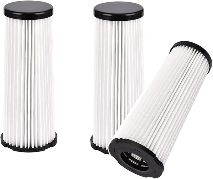 SaferCCTV Replacement Vacuum Hepa Filter for Dirt Devil F1 Vacuum Filter 3JC0280000 2JC0280000 Compatiable with Featherlite, Jaguar, Bagless Extra Light, Scorpion (3 Pcs)