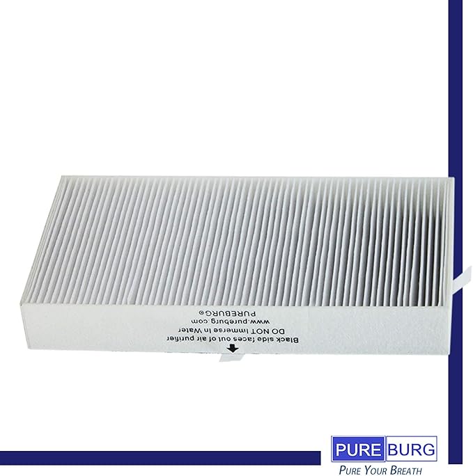 PUREBURG HRF201B True HEPA Replacement Filter Compatible with Honeywell HHT270 HHT270W HHT290 HEPAClean Series Air Purifiers Part HRF201B Type U,H13 Activated carbon 2-IN-1 Air Clean,2-Pack
