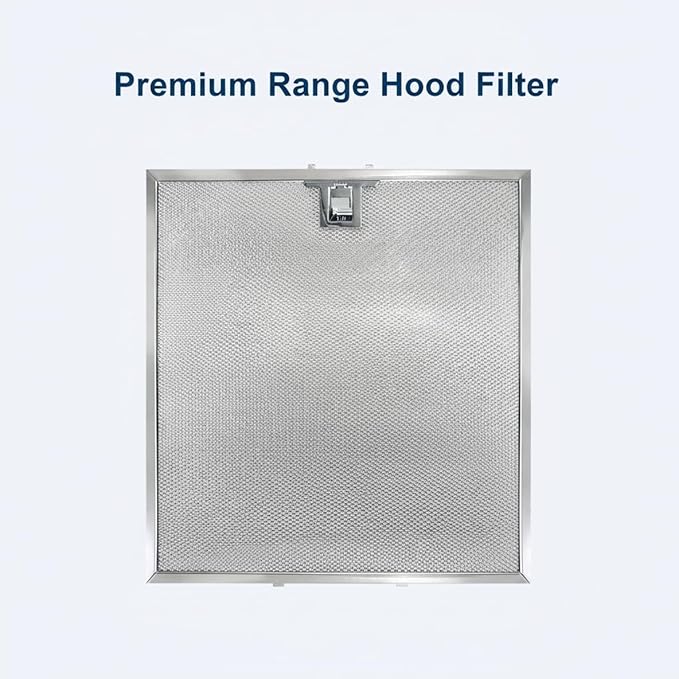 WA0575 Range Hood Filter 14-3/8" x 13-1/2" - 1 Pack, 5-Layer Aluminum Mesh Grease Filter Replacement for Vissani 30-inch Pyramid or Wall Mount Range Hood