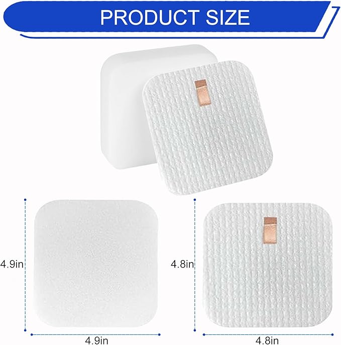 LA502 Filter Replacement for Shark LA502 LA300 LA301 LA322 LA500 LA500WM LA455 LA702 LA360 LA362 LA351Rotator Navigator Lift-Away Speed Upright Vacuum, Part XHF320 XFFK320, 4 Pack Foam Felt Filters