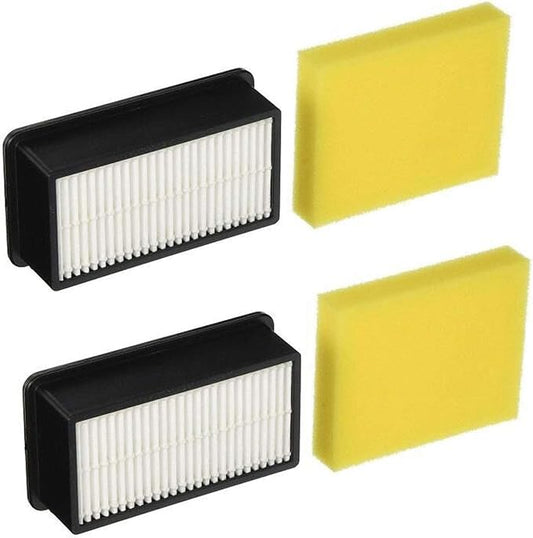 Colorfullife 2 + 2 Pack Style 1008 Filter for Bissell CleanView Upright Vacuums 9595A, 1819, 1822, 1825, 1831, 1330, 1332. 2 Pre-Motor Foam Filter and 2 Post-Motor Filter